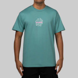 Outlet Clothing: Rose T-Shirt - Sea Foam