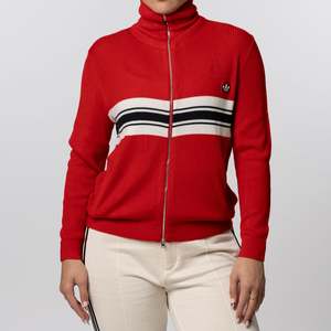 X Wales Bonner Knit Track Top - Better Scarlet