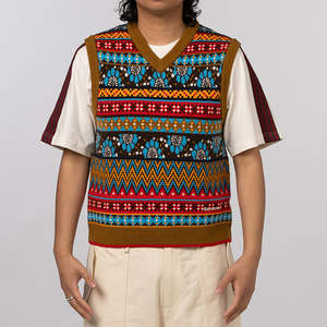 Wales Bonner: Wales Bonner Knit Vest - Multi