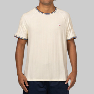 X CLOT By Edison Chen Knit CLR T-Shirt - Cream White