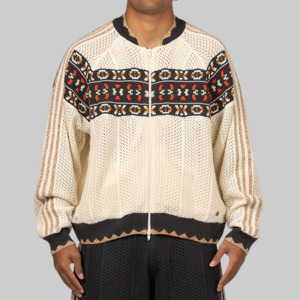 X CLOT By Edison Chen Knit Superstar Track Top - Cream