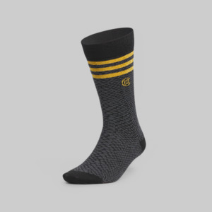 Adidas X Clot By Edison Chen 1: X CLOT By Edison Chen LNY Socks - Black