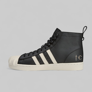 No Vouchers: X Thug Club Superstar Boot Luxe - Black/Off White