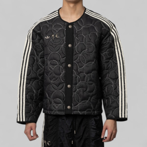 Special Release No Points 1: X Thug Club Padded Liner Jacket - Black/Silver Metallic