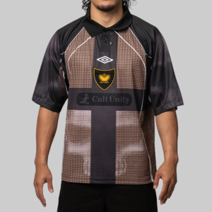 Outlet: Cult Unity Check Polo - Beige/Black