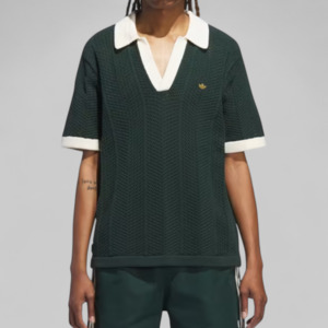 X CLOT By Edison Chen Knit Polo - Green