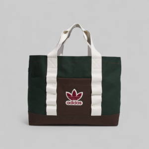 X CLOT By Edison Chen Tote Bag - Green/Dark Brown