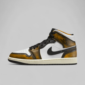 Air Jordan 1 Mid SE "Orange Wear-Away"