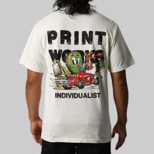 Indvlst Lab: Octo Works T-Shirt - Antique White