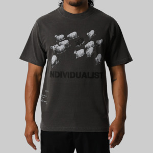 Indvlst Lab: Black Sheep T-Shirt - Charcoal