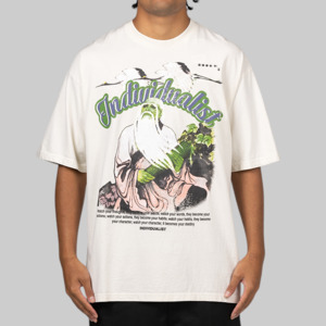 Destiny Lao Tzu T-Shirt - Antique White