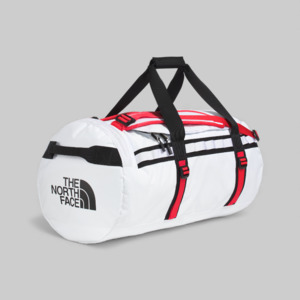 Base Camp Medium Duffel - White/Black/Elevation Red