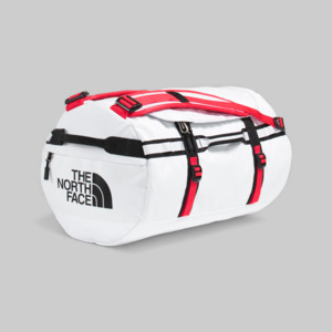 The North Face: Base Camp Small Duffel - White/Black/Elevation Red