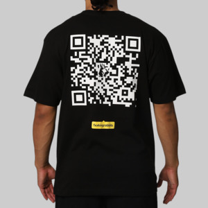 2D Code T-Shirt - Black