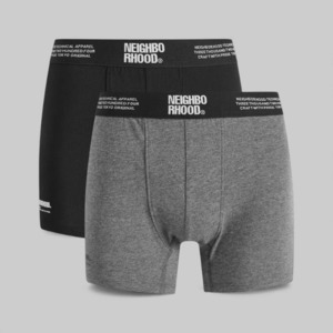 Classic 2 Pack Underpants - Black/Grey