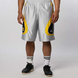 Adidas: X Brain Dead Football Short - Silver Metallic