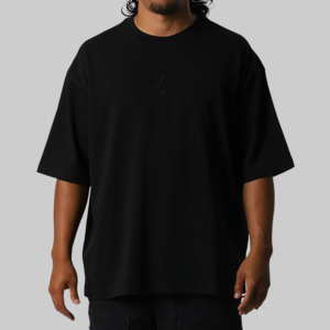 Tops: Flight Essentials Oversized T-Shirt - Black
