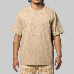 Main Outlet Mens Tops: X Song For The Mute ADI006 T-Shirt - Clay/Savanna