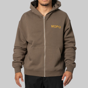 Castelli Zip-Up Hoodie - Brown