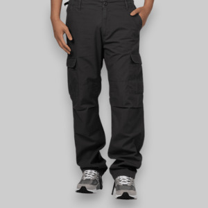 Mens Bottoms: Aviation Pant - Graphite Rinsed