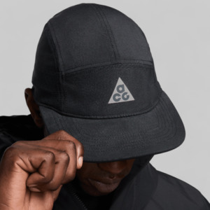 ACG Fly Cap with detachable cape - Black/Reflective Silver