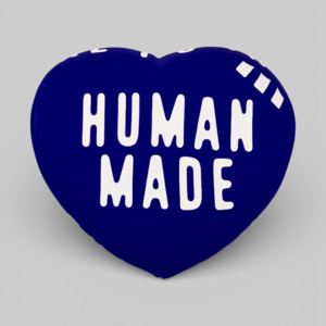 Heart Beads Cushion - Navy