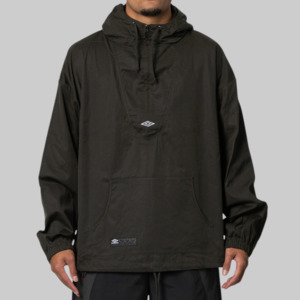 Masked Waxed Anorak - Dark Olive
