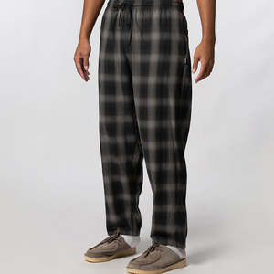 Hombre Check Easy Pant - Black/Grey