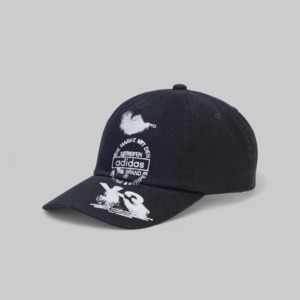 Main Outlet Accessories Caps: Graphic Cap - Black