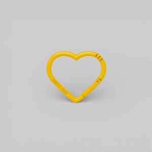 Heart Carabiner - Yellow