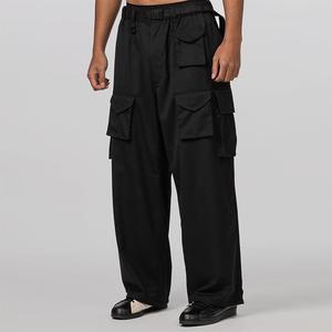 Mens Bottoms: Refined Woven Cargo Pant - Black