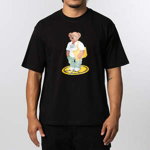 Market: Stand For Peace Bear T-Shirt - Black
