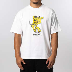 Yellow Panther T-Shirt - White