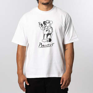Market: Cubism Bear T-Shirt - White