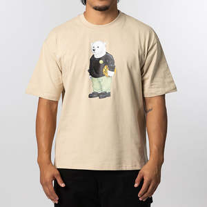 Market: Smiley Polar Bear T-Shirt - Natural