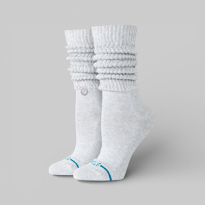 Women's Icon Slouch Crew Sock - Heather Grey