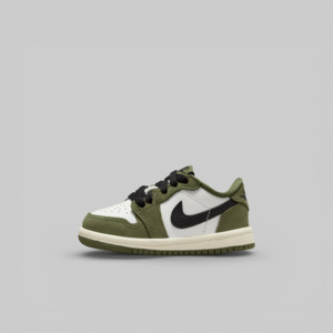 Air Jordan 1 Retro Low OG (Toddler) - Medium Olive