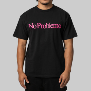 Tops: No Problemo T-Shirt - Black