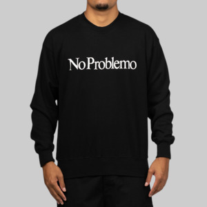 Tops: No Problemo Sweatshirt - Black