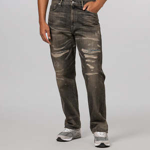 Main Outlet Mens Bottoms: Savage Denim DP Basic Pant - Black