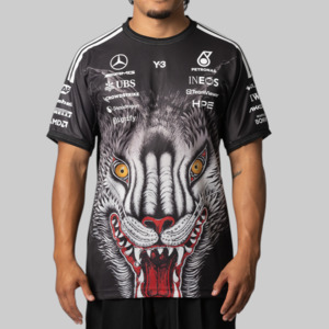Y 3: Y-3 Mercedes - AMG Petronas Formula 1 Team Driver Short Sleeve Jersey
