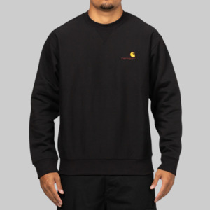 American Script Crew - Black