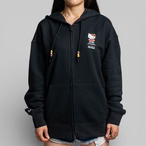X Hello Kitty And Friends Full Zip Hoodie - Black