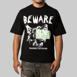 Beware My Income T-Shirt - Black