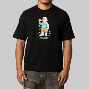 Market: Making It Rain Bear T-Shirt - Black