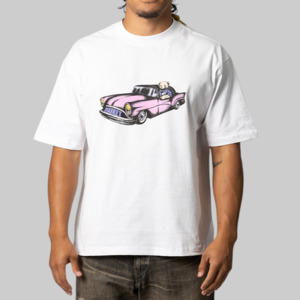 Lowrider Bear T-Shirt - White