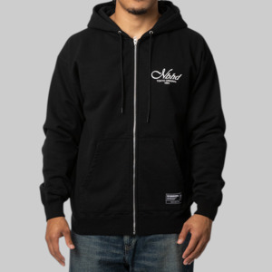 Staple Sweat Zip Hoodie - Black