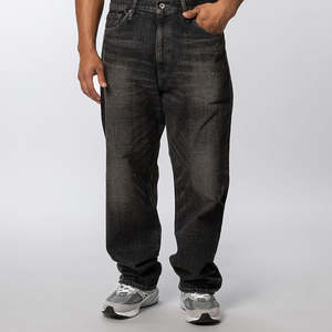 Neighborhood: Washed Denim DP Basic Pant - Black