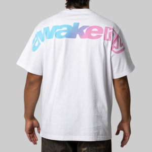 Tops: Gradient Sport T-Shirt - White