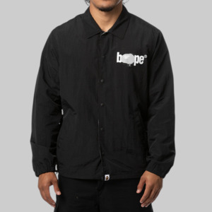 Bape Reversible Coach Jacket - Black